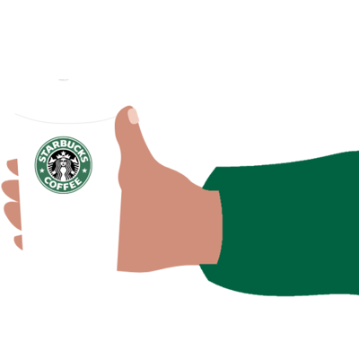 Barista Handing Coffee
